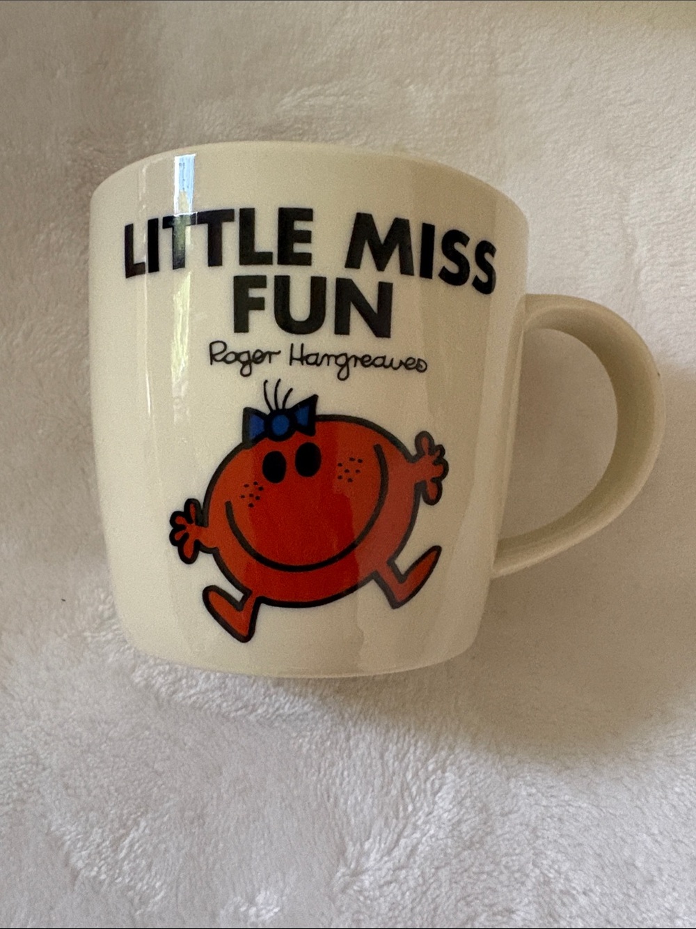 Roger Hargreaves Little Miss Fun Kids Mug - Orange Character
